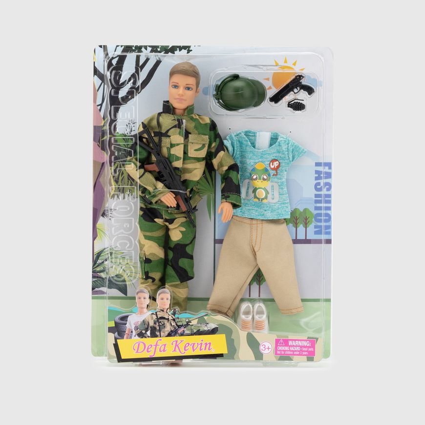 Магазин обуви Кукла "Военный" 8412