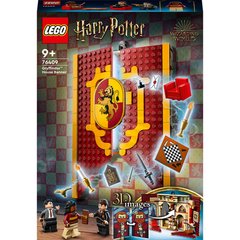 Магазин взуття Конструктор LEGO Harry Potter Прапор гуртожитку Ґрифіндор 76409