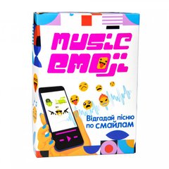 Магазин обуви Настольная игра Strateg Music Emoji развлекательная на украинском языке 30249