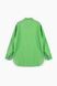 Рубашка однотонная женская Crep 90279 L Зеленый (2000989497851)
