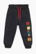 Спортивные штаны для мальчика с принтом Pitiki 1002-17 86 см Черный (2000989445074)