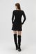Платье однотонное женское LAWA CTM WTC02324 S Черный (2000990084361D)(LW)