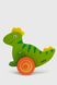 Дерев'яна каталка Динозаврик Viga Toys 50963 Різнокольоровий (6934510509637)