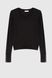 Пуловер однотонний жіночий Park karon 10284 One Size Чорний (2000989250067D)