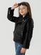 Куртка з екошкіри для дівчинки XZKAMI 6807 110 см Чорний (2000990537973D)