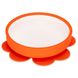 Тарелка силиконовая BABOO 9-023 с противоскользящим основанием 15см, оранжевая, 6+ мес (5057778090233)