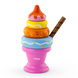Игровой набор Пирамидка-мороженое Viga Toys 51321 Розовый (2400687607017)
