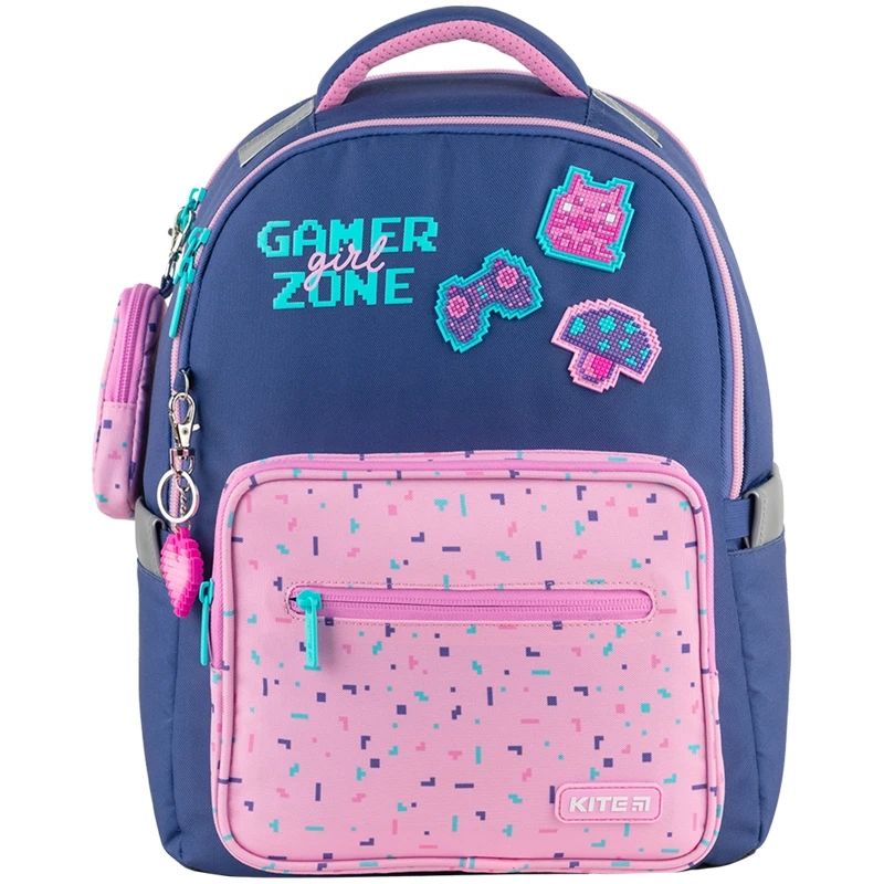 Магазин взуття Рюкзак шкільний Pixel Love для дівчинки K24-770M-1