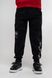 Спортивні штани з принтом для хлопчика Pitiki 228-13 152 см Чорний (2000990046390D)