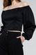 Блуза женская 2401 XS Черный (2000990396563D)