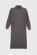 Платье однотонное женское W23-47 M Серый (2000989941101W)