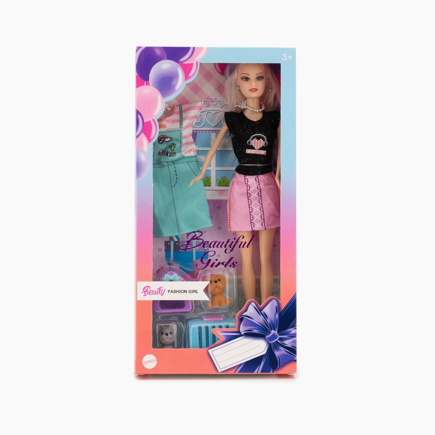 Магазин взуття Лялька з сукнею та собакою GS1814
