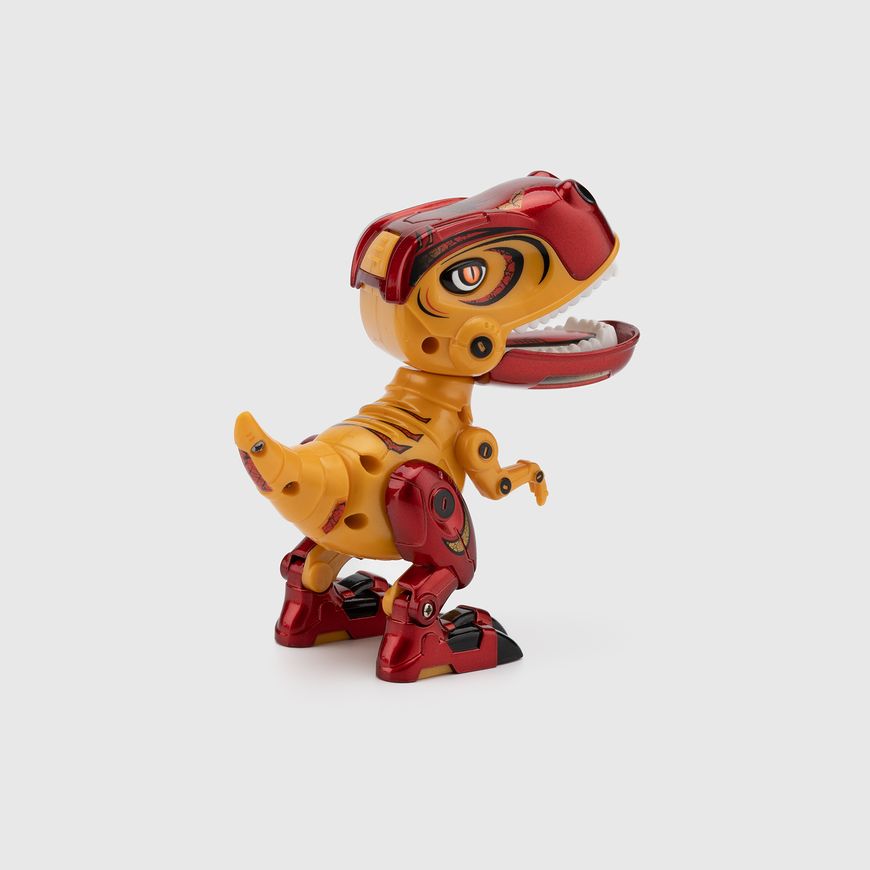 Магазин взуття Робот динозавр батар. MY66-Q1203 Жовто-червоний звук, в кор. 18 х 14 х 7см (2000989900139) Іграшки/Інтерактивні іграшки/Динозаври