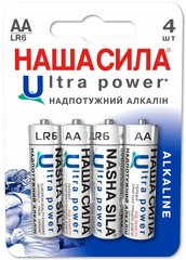 Магазин обуви Батарейка НАША СИЛА LR6 Ultra Power 4 на блистере