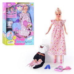 Магазин взуття Лялька DEFA 8009 вагітна, з одягом та аксесуарами (6903309451013)
