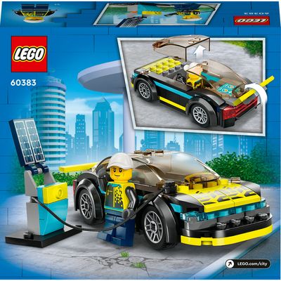 Магазин взуття Конструктор LEGO City Електричний спортивний автомобіль 60383