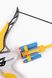 Лук и набор стрел с электростатической наклейкой LD TOYS 9012Y Желтый (2002012347461)