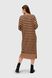 Платье с узором женское Park karon 10347 One Size Бежевый (2000989850519D)