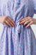 Платье с узором женское 2410 XL Голубой (2000990474230D)