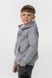 Худі з принтом для хлопчика Deniz 626 122 см Сірий (2000990205773W)