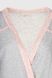 Комплект халат+сорочка жіночий Sevgi 679 XL Сіро-рожевий (2000990512659A)