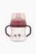 Кружка тренировочная с силиконовым носиком Canpol Babies FirstCup 150 мл BONJOUR PARIS 56/612_pin Розовый (5901691869967)