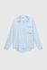 Рубашка с принтом для девочки TONY BOY 6257 164 см Голубой (2000990499158S)